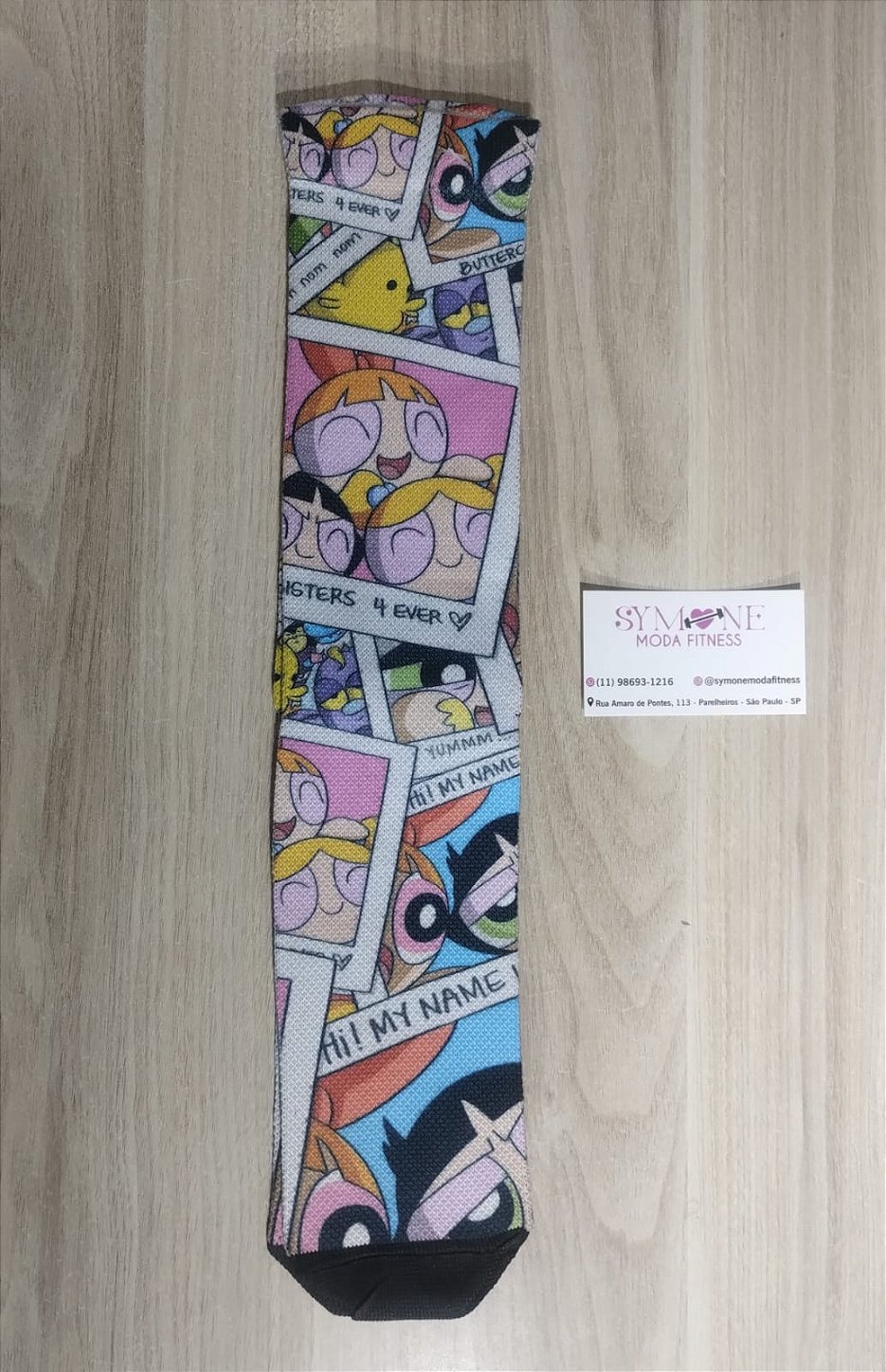 Meias Longas Estampadas Meninas Super Poderosas