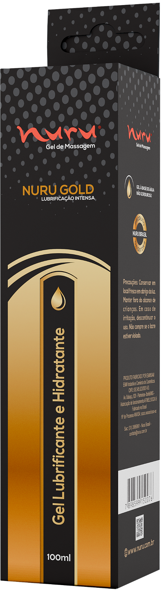 Nuru Gel Lubrificante e Hidratante 100 ml