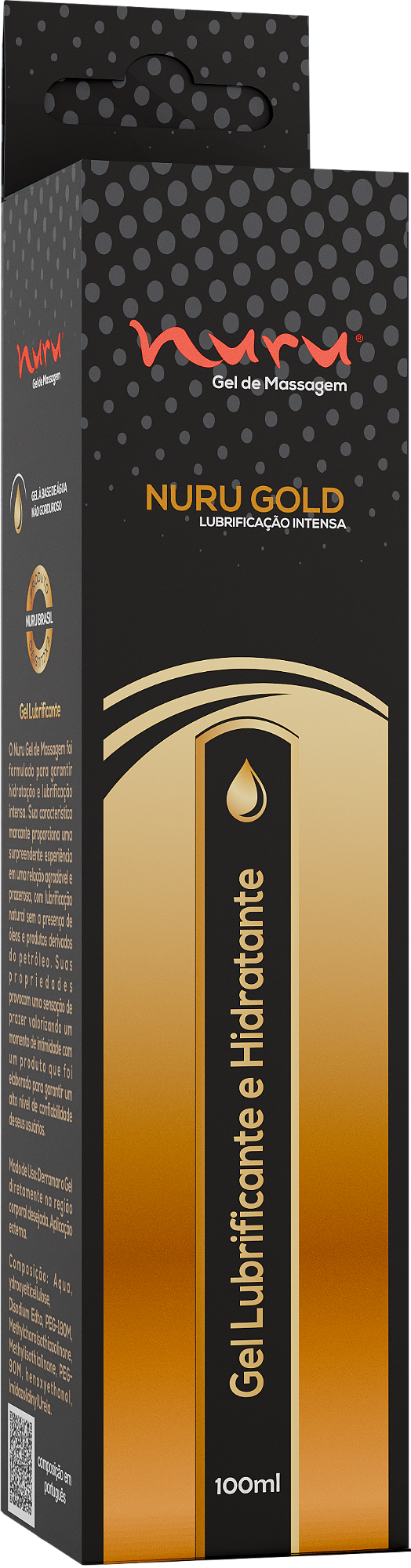 Nuru Gel Lubrificante e Hidratante 100 ml