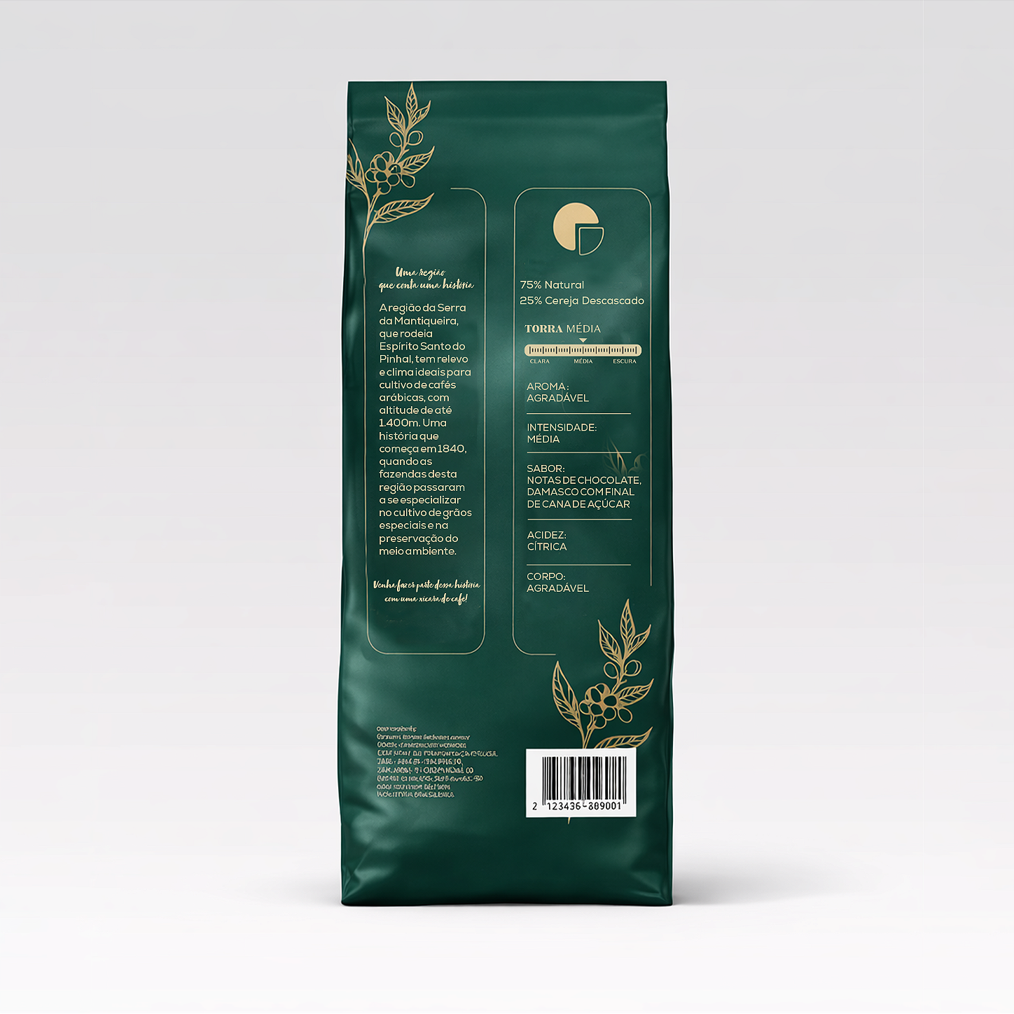 Café Grão Pinhal Gourmet Torrado e Moído 500G