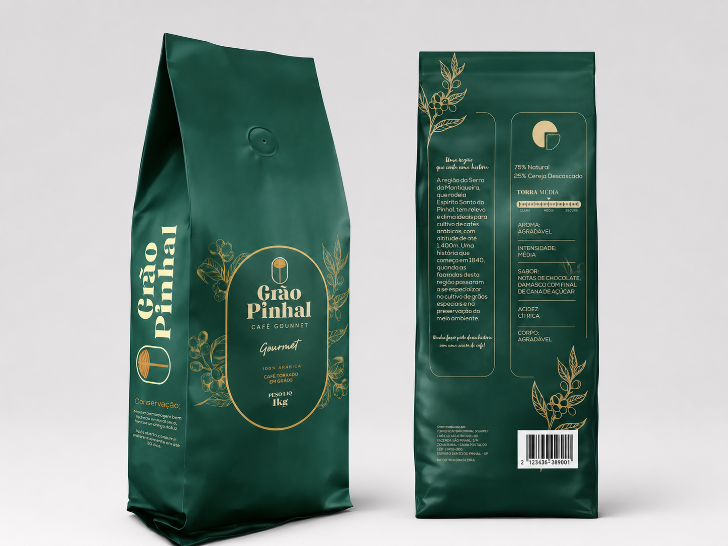Café Grão Pinhal Gourmet 1KG