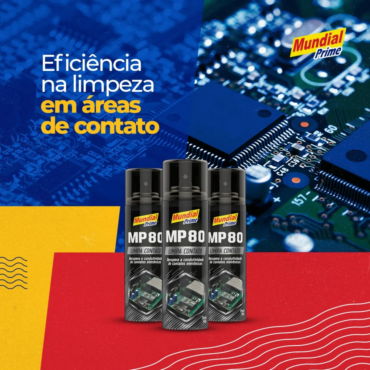 Limpa Contato Spray 300ml Mundial Prime Alta Performance