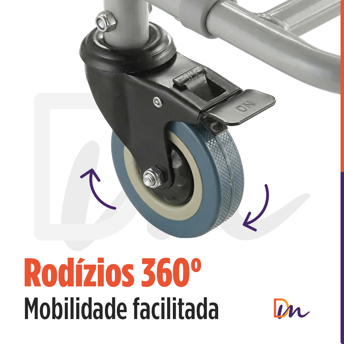 Cadeira Para Banho Higiénica Dobrável Até 100kg D30 - Dellamed
