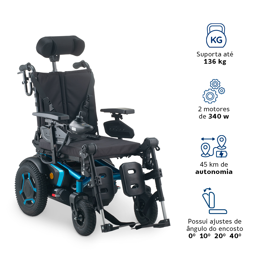 Cadeira Motorizada Reclinavel Optimus - Dellamed
