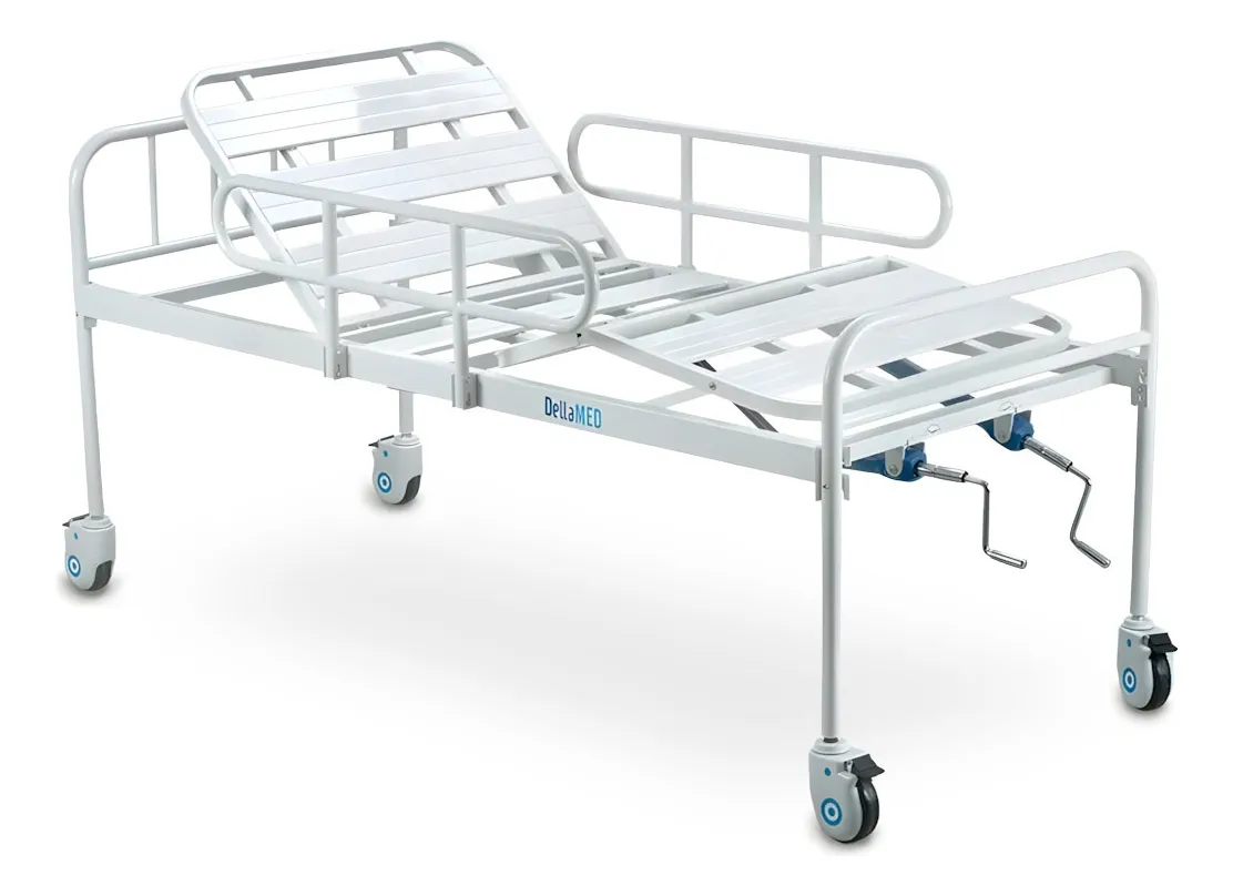 Cama Hospitalar 2 Movimentos Manual Até 180kg DX2 - Dellamed