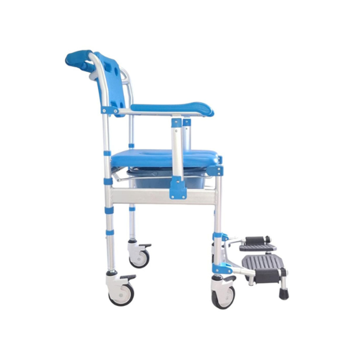 Cadeira De Banho S50 Azul Dobrável Até 120 Kg - Supermedy