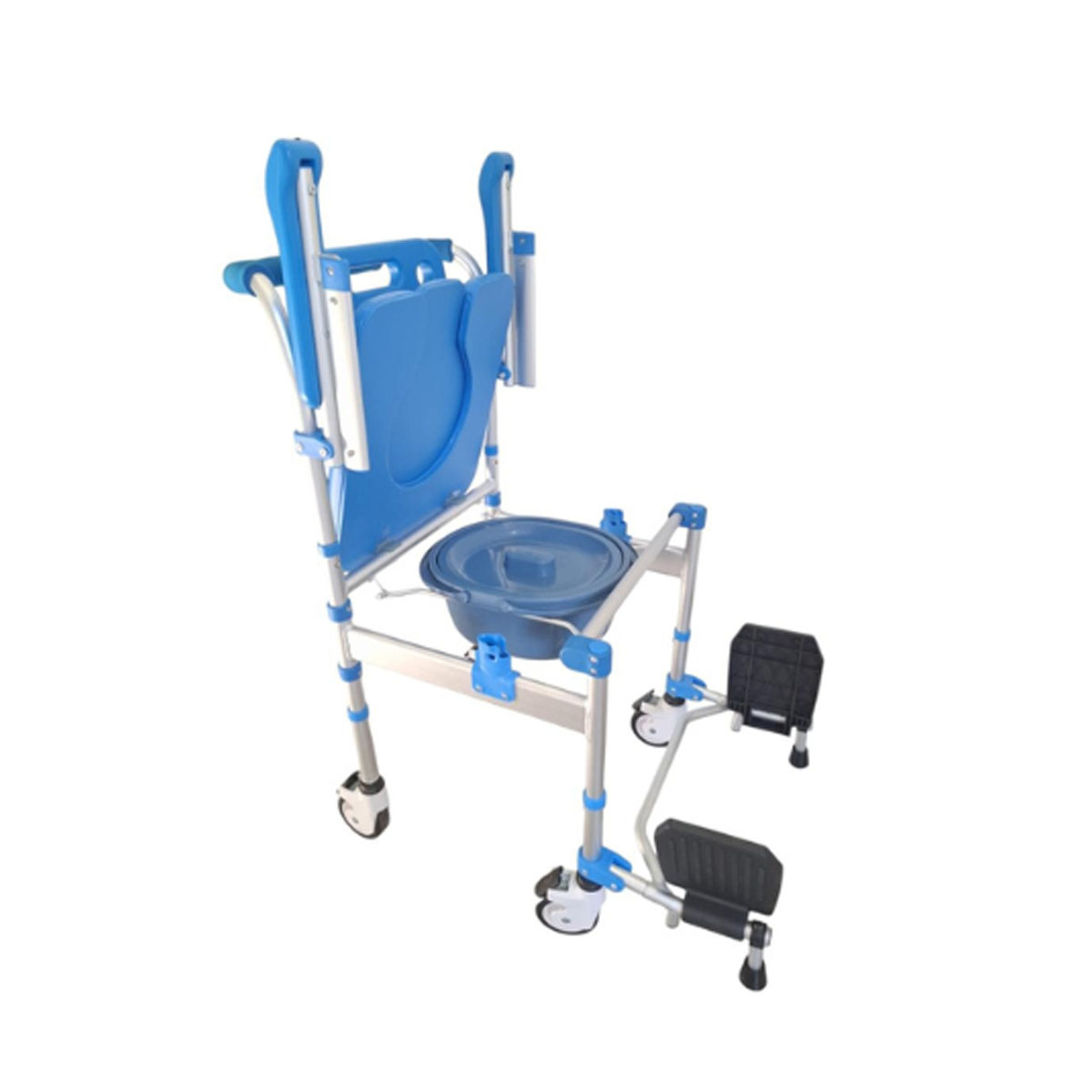 Cadeira De Banho S50 Azul Dobrável Até 120 Kg - Supermedy