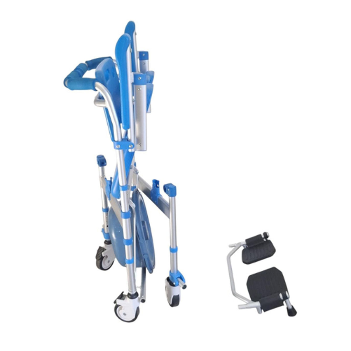 Cadeira De Banho S50 Azul Dobrável Até 120 Kg - Supermedy