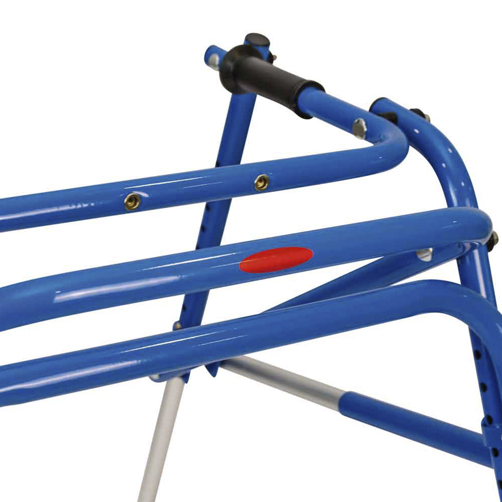 Andador Posterior Para Locomoção e Reabilitação Com 4 Rodas Tamanho M Azul - Mercur