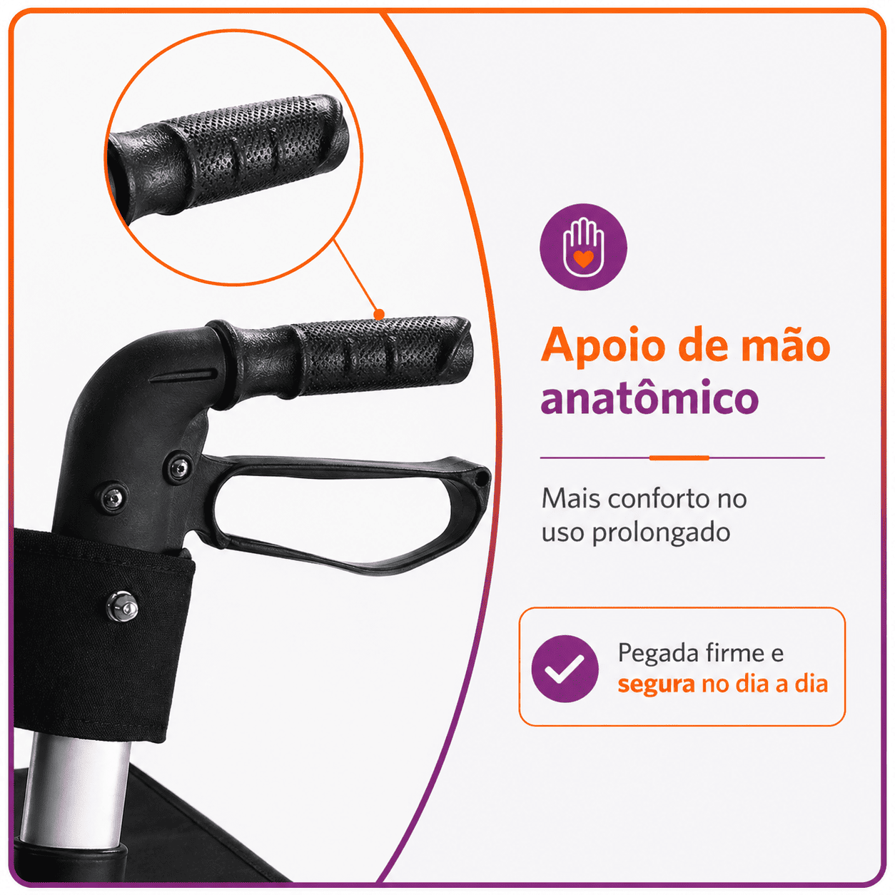 Andador Com 4 Rodas Premium - Hidrolight