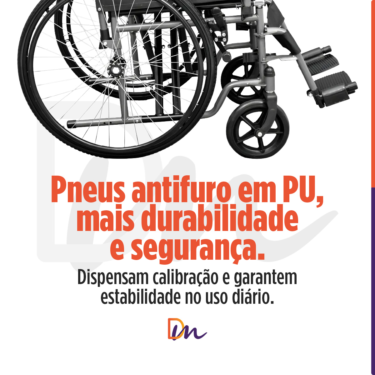 Cadeira De Rodas Basic Até 125Kg - Hidrolight
