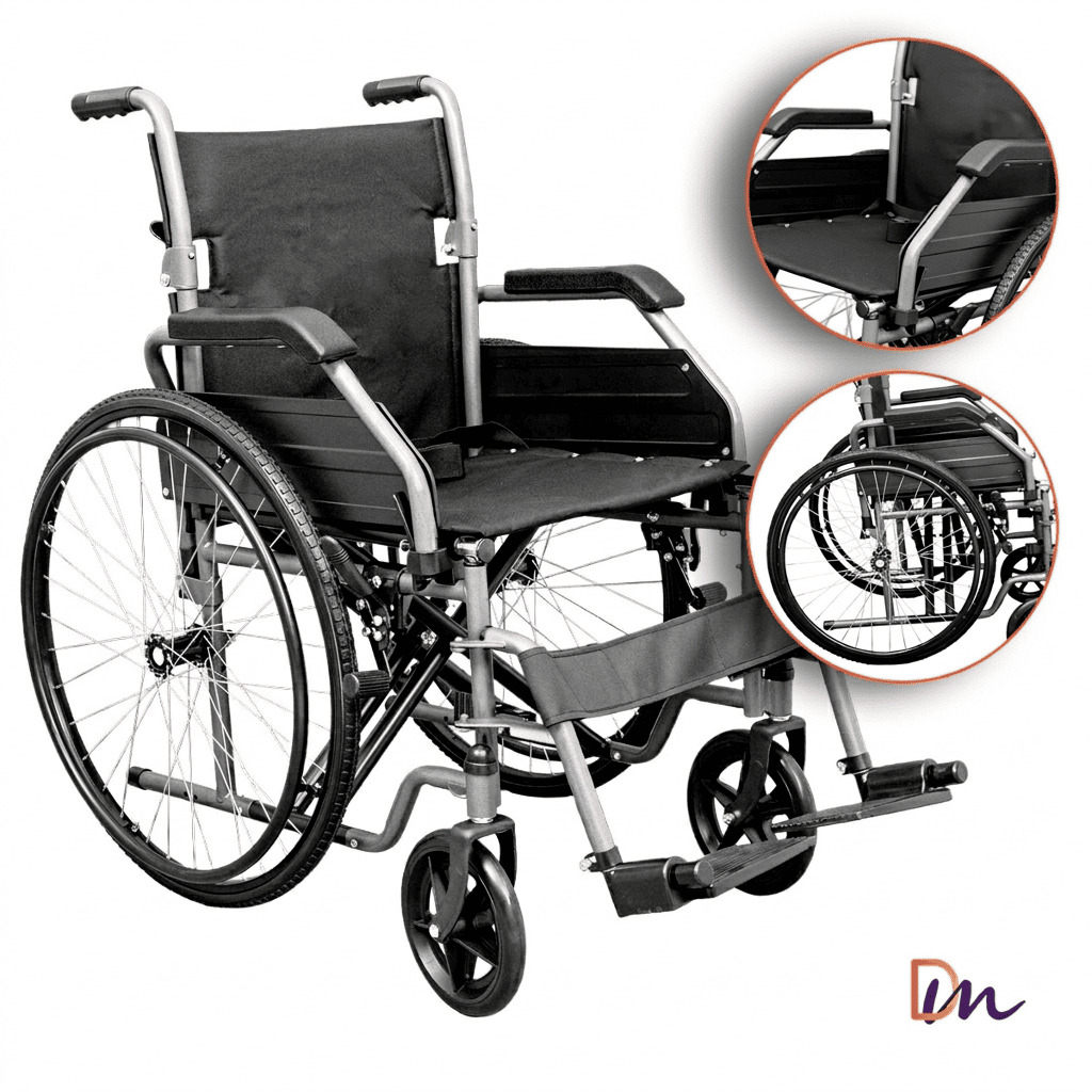 Cadeira De Rodas Basic Até 125Kg - Hidrolight