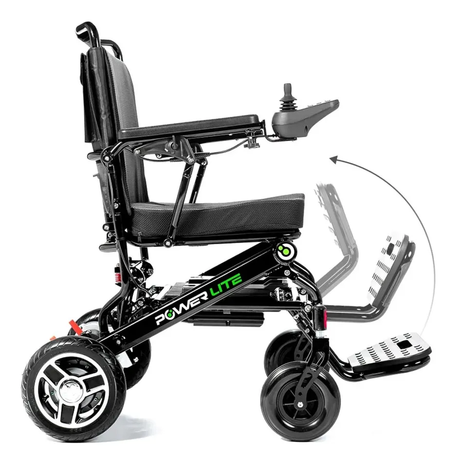 Cadeira De Rodas Motorizada Até 120 Kg Modelo D15A Compact In - Power Lite