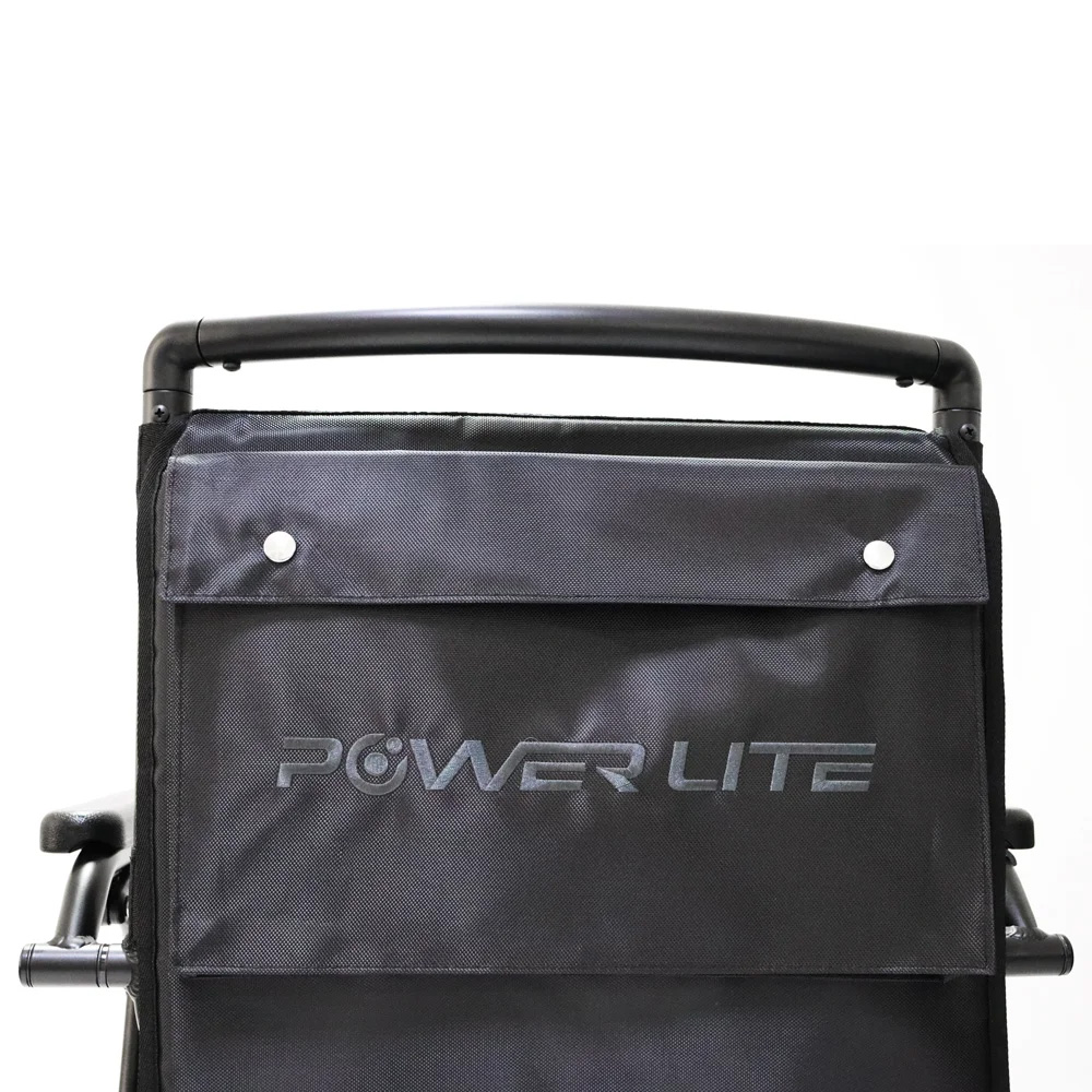 Cadeira De Rodas Motorizada Compact Pop D23A Preto Até 110 Kg - Power Lite