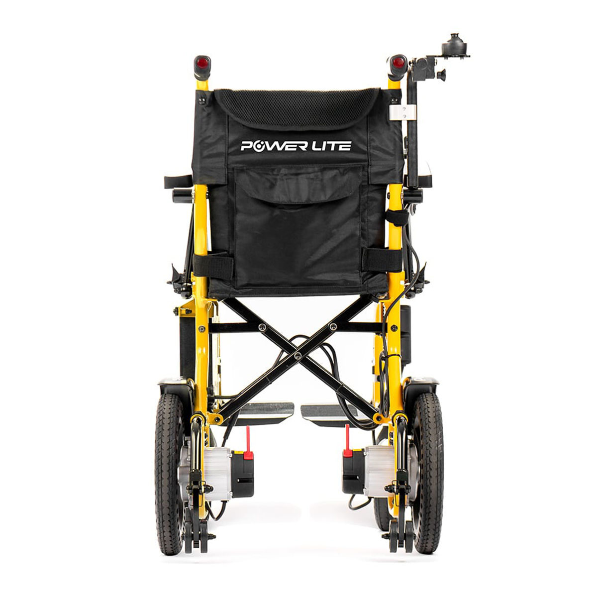 Cadeira De Rodas Motorizada Dobrável Infantil Power Kids Amarela Até 100Kg Power Lite