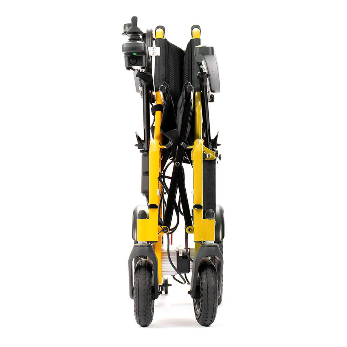 Cadeira De Rodas Motorizada Dobrável Infantil Power Kids Amarela Até 100Kg Power Lite