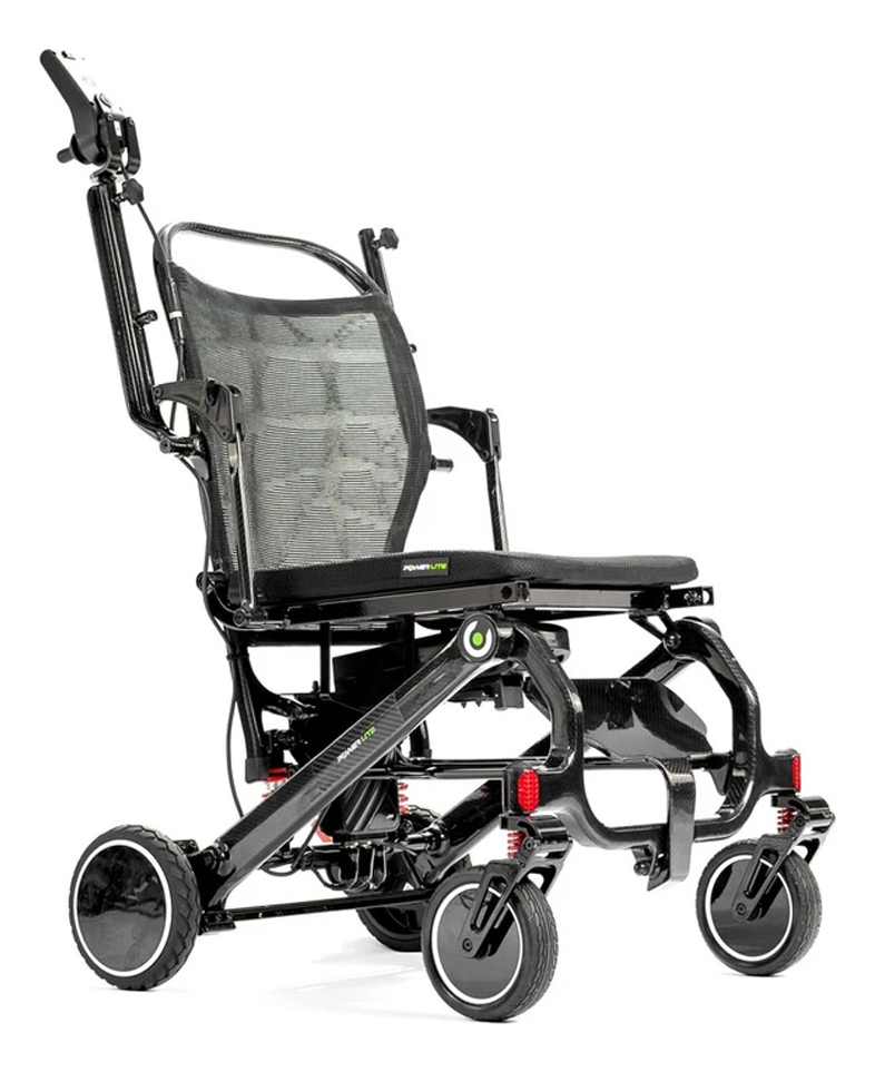 Cadeira De Rodas Motorizada Leve Carbon Até 150 Kg - Power Lite