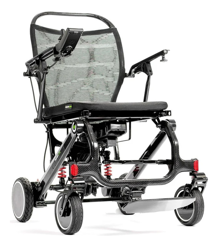Cadeira De Rodas Motorizada Leve Carbon Até 150 Kg - Power Lite