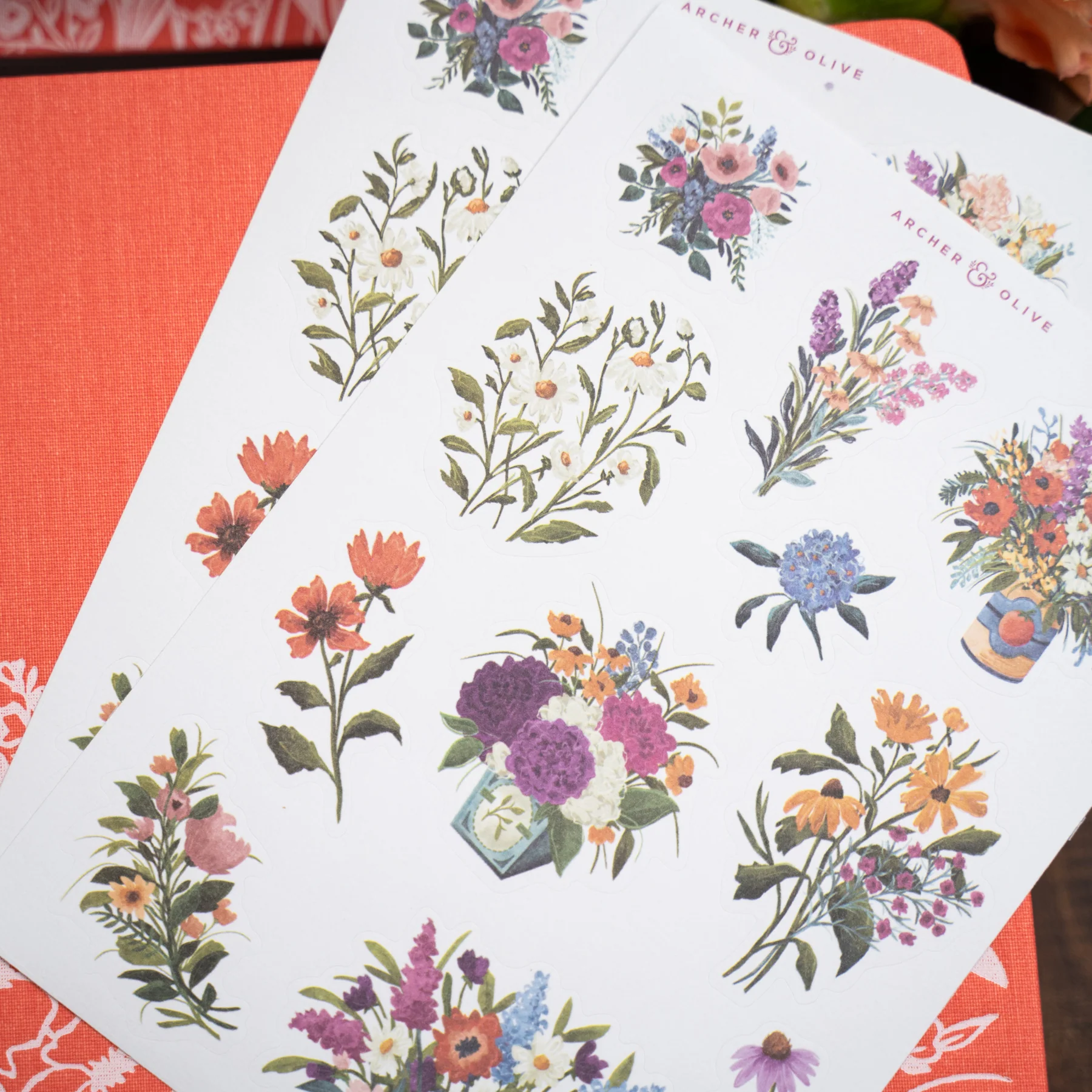 Stickers: Wildflowers - Archer & Olive