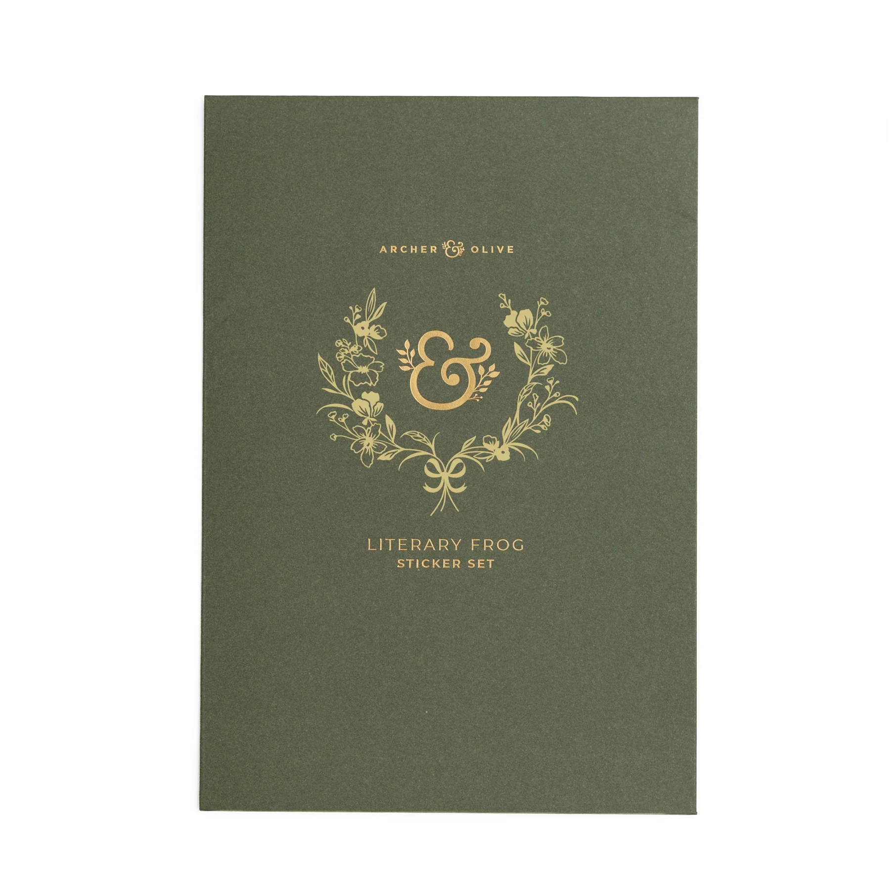 Stickers: Literary Frog - Archer & Olive