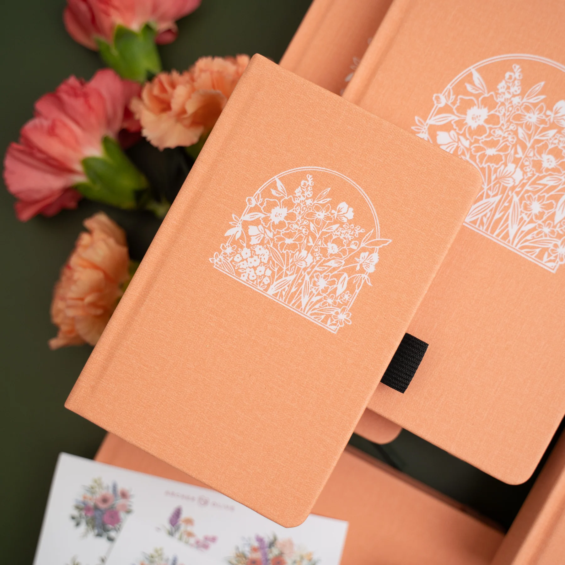 Journal Wildflowers Framed - Archer & Olive