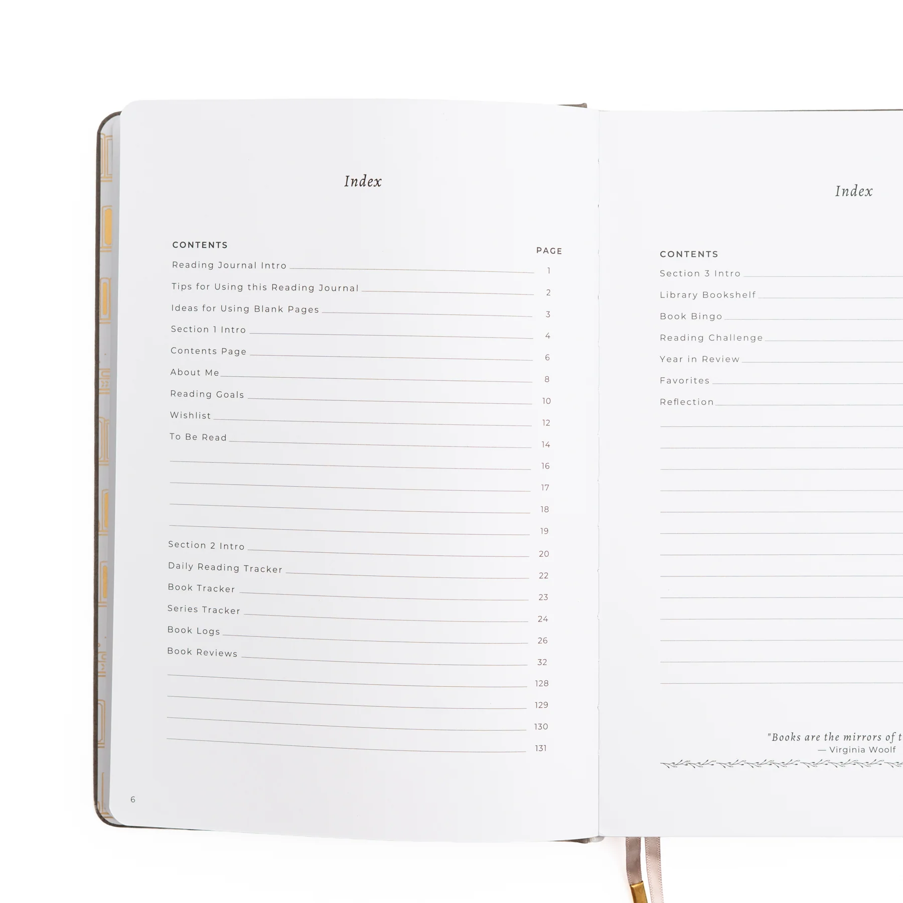Reading Journal B5: Library in Lilac - Archer & Olive