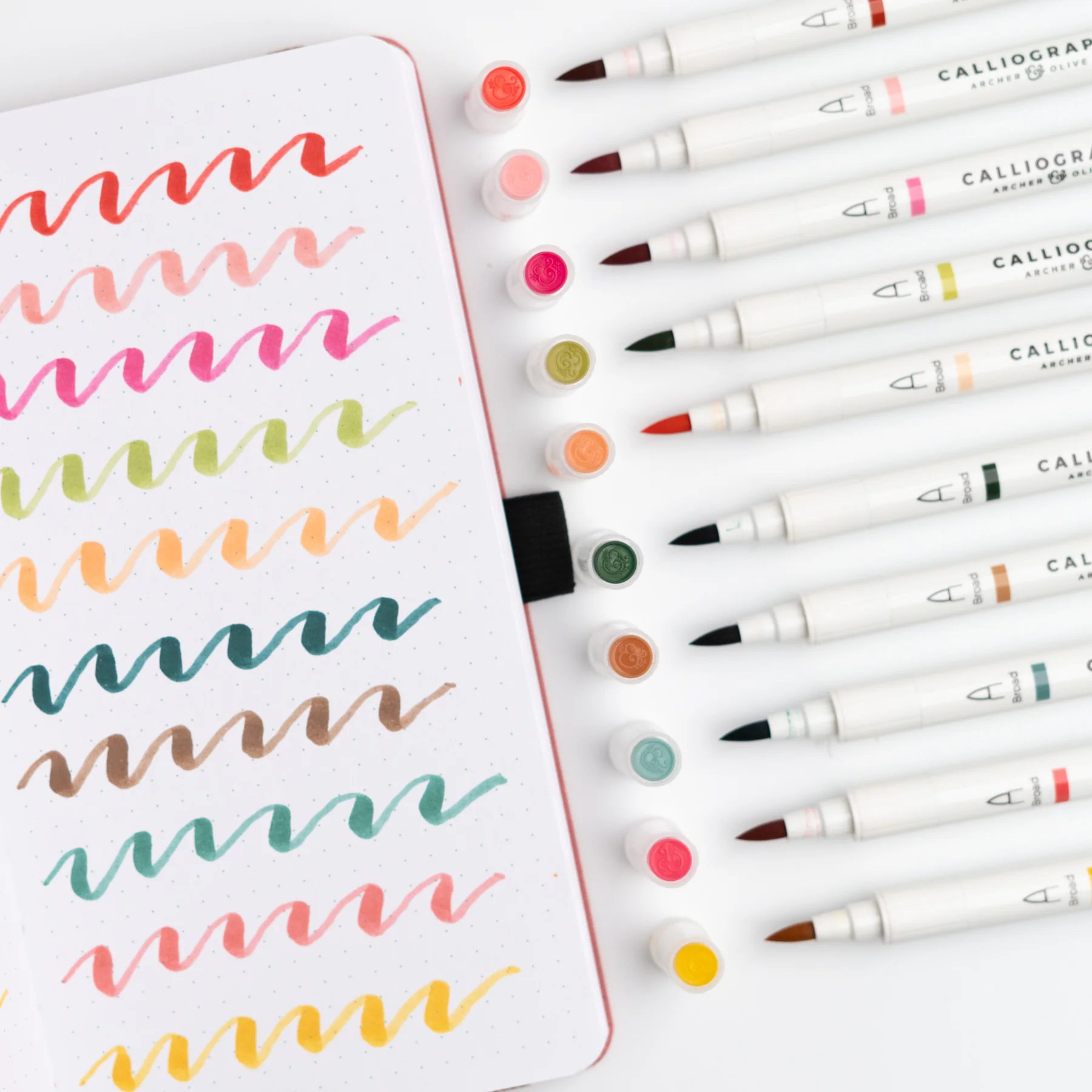 Calliograph Brush Pens Meadow & Vine - Archer & Olive