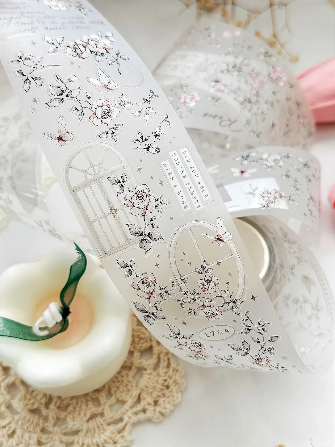 Pet Tape: Field of Roses - Leela Journal