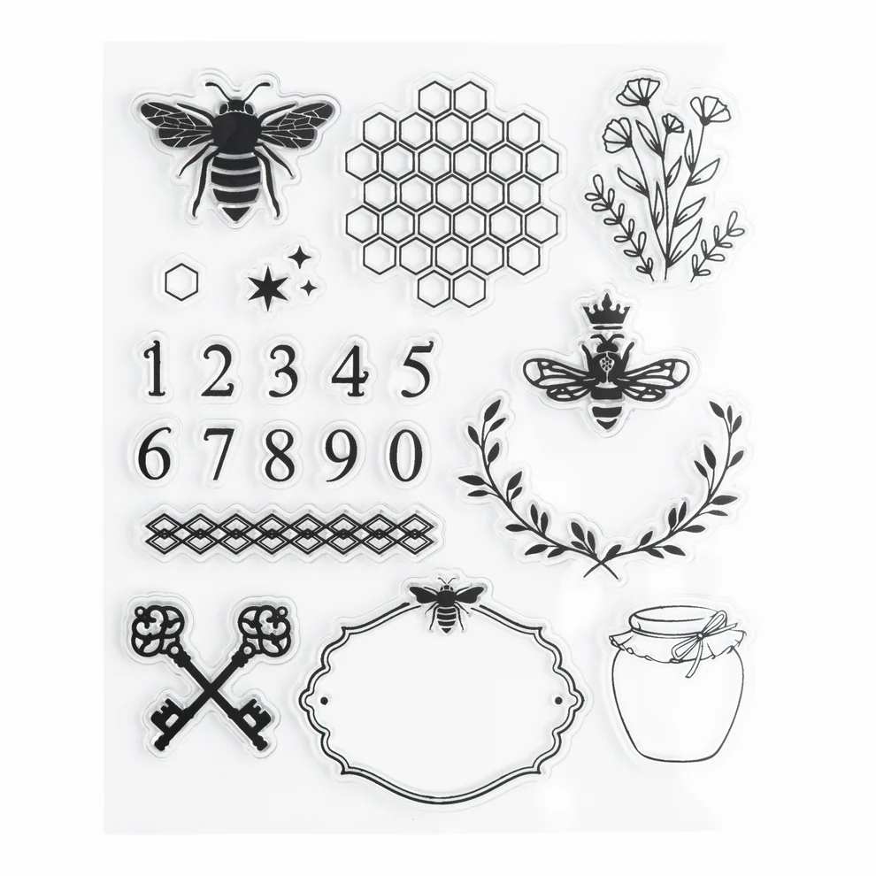 Acrylic Stamps: Keeper of Bees - Archer & Olive