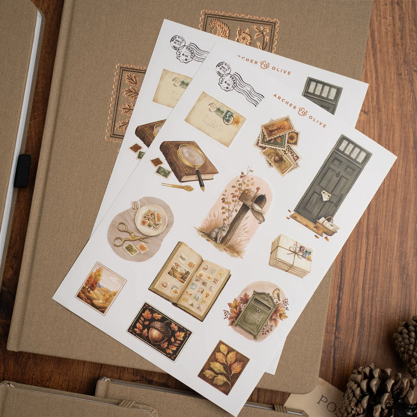 Stickers: Stamp Collector - Archer & Olive