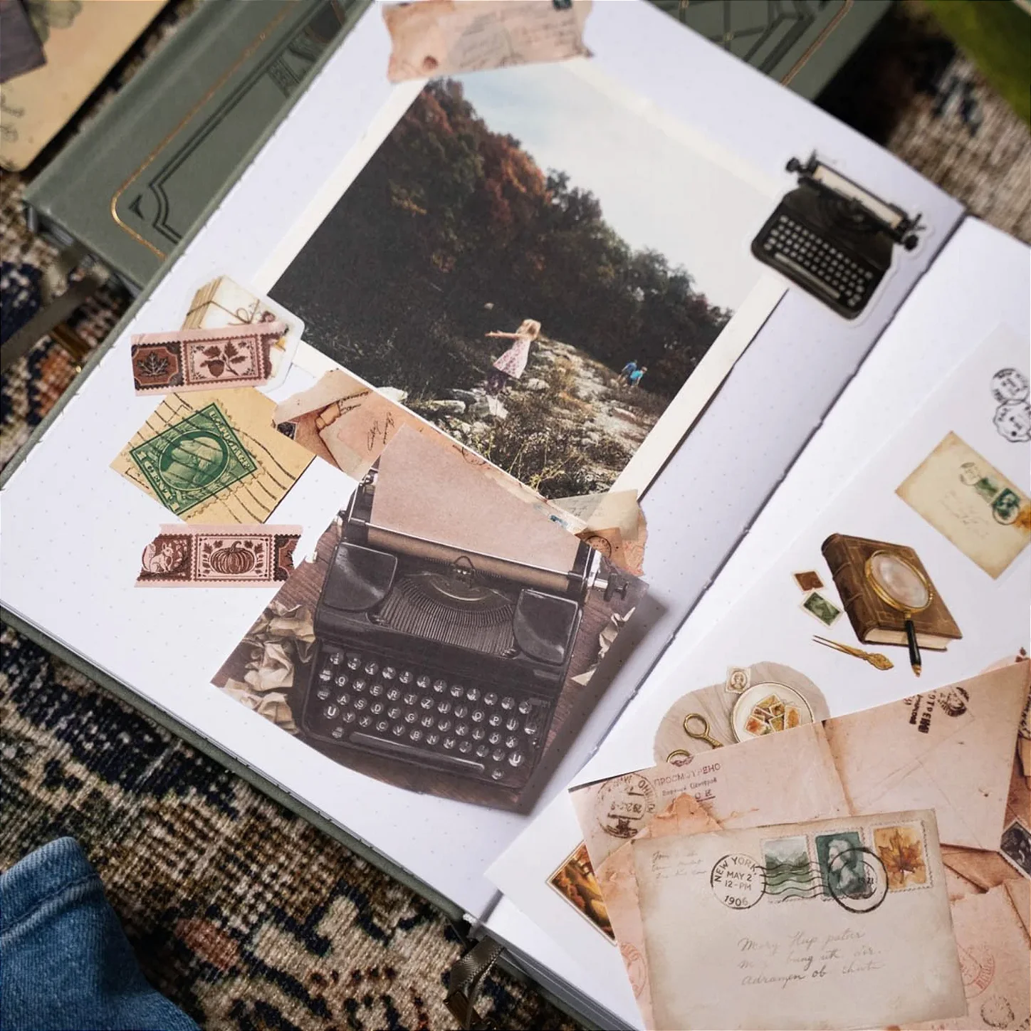 Collage Paper Book: Quiet Corners - Archer & Olive