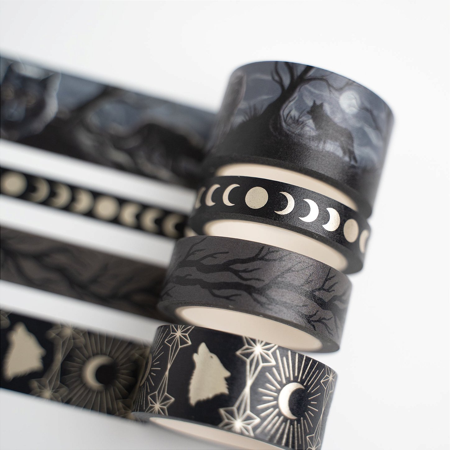 Washi tape: Wolf in the Night - Archer & Olive