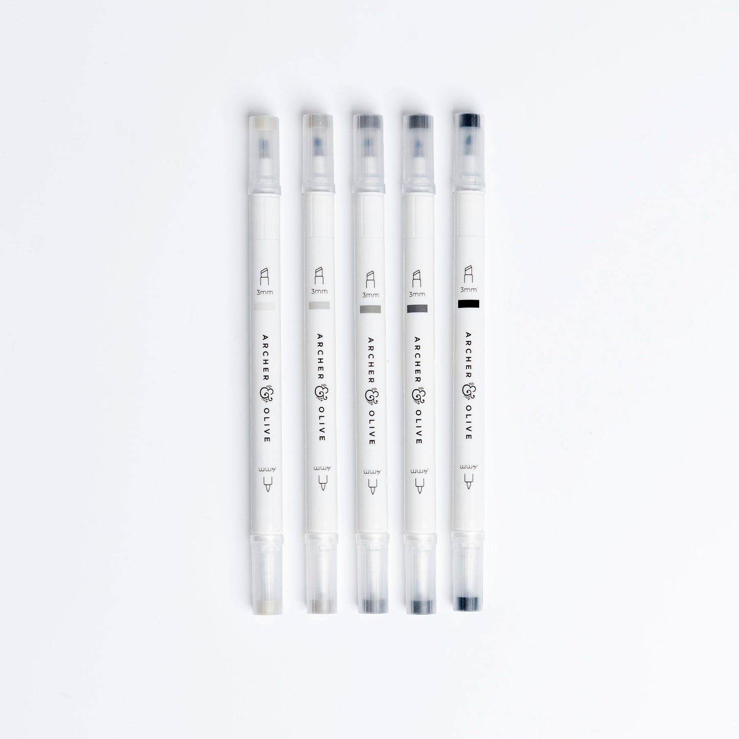 Duographs: Grayscale - Archer & Olive