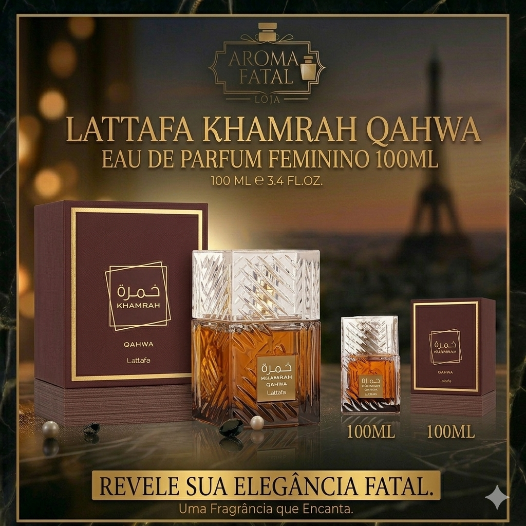 Lattafa Khamrah Qahwa Feminino 100ml