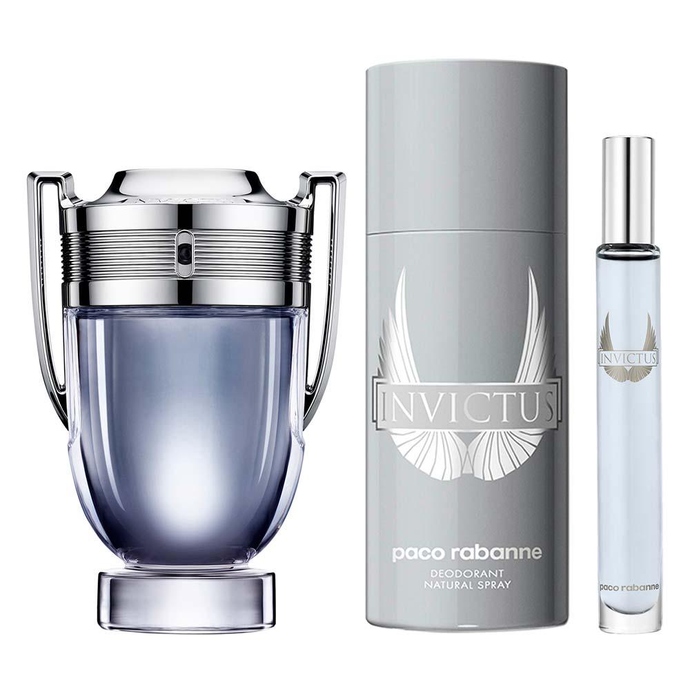 Kit Invictus Eau de Toilette 100ml + Travel Spray 20ml