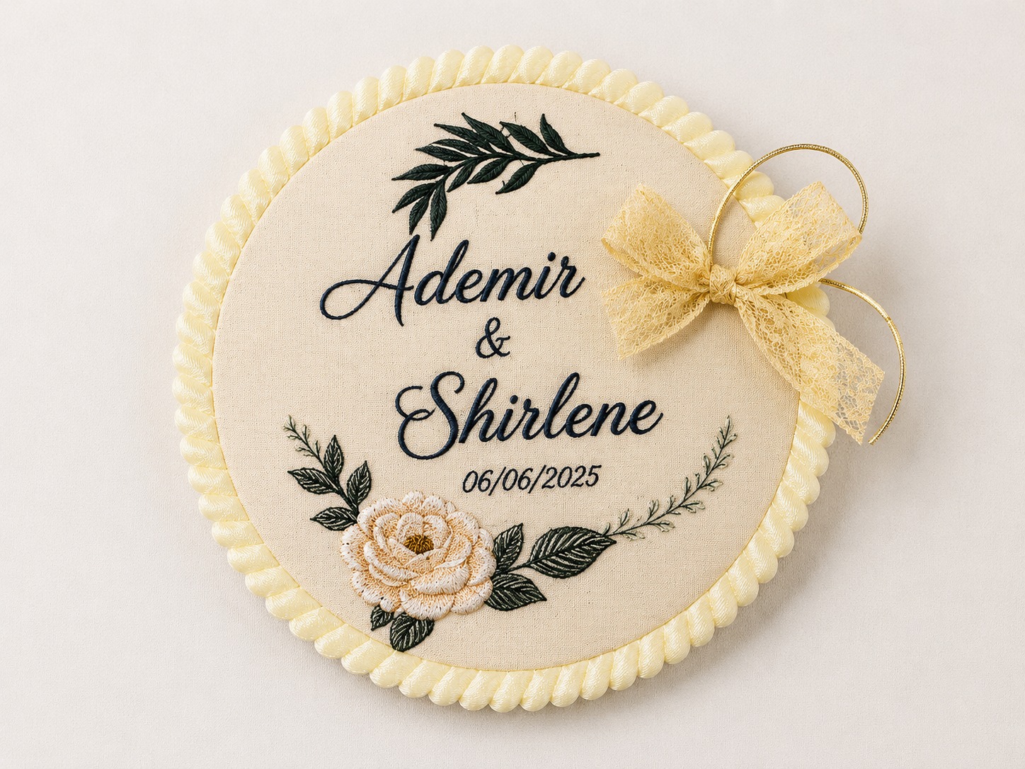 Porta-Alianças Personalizado