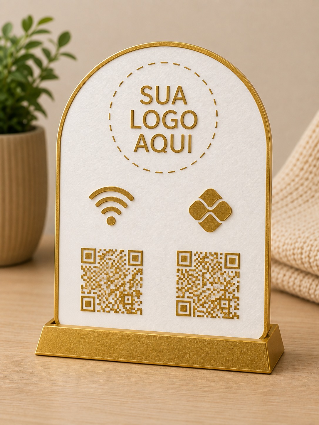 Placa PIX / QR Code Personalizada
