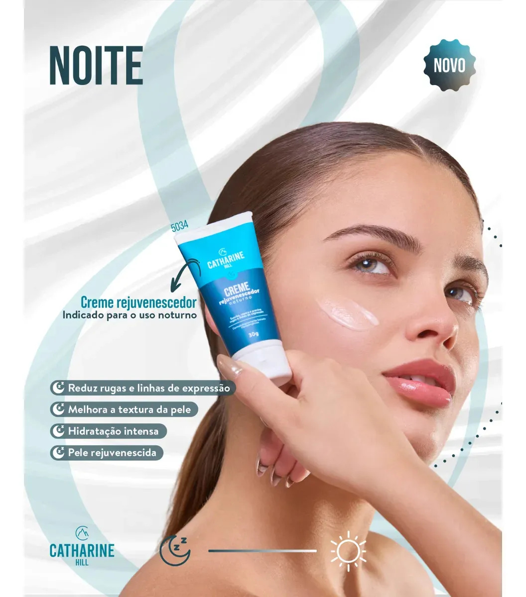 Creme Hidratante Rejuvenescedor Noturno CATHARINE HILL