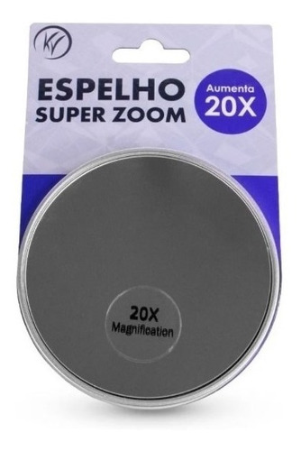 Espelho De Face Aumento 20x C/ Ventosa - Klass Vough Bm-2619