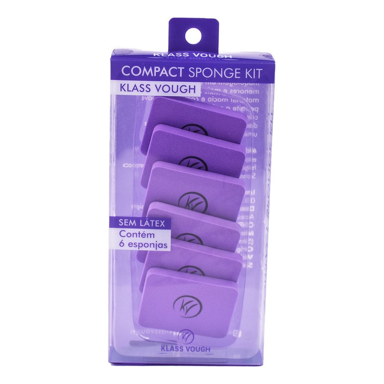 Esponja De Maquiagem Compact Sponge Kit - Klass Vough