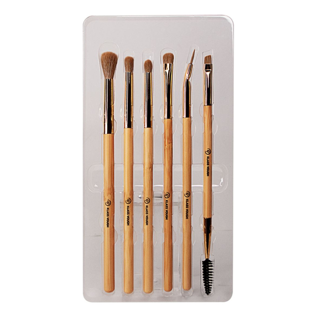 Kit Pincel De Maquiagem Klass Vough Bamboo Eye Set Bes-01