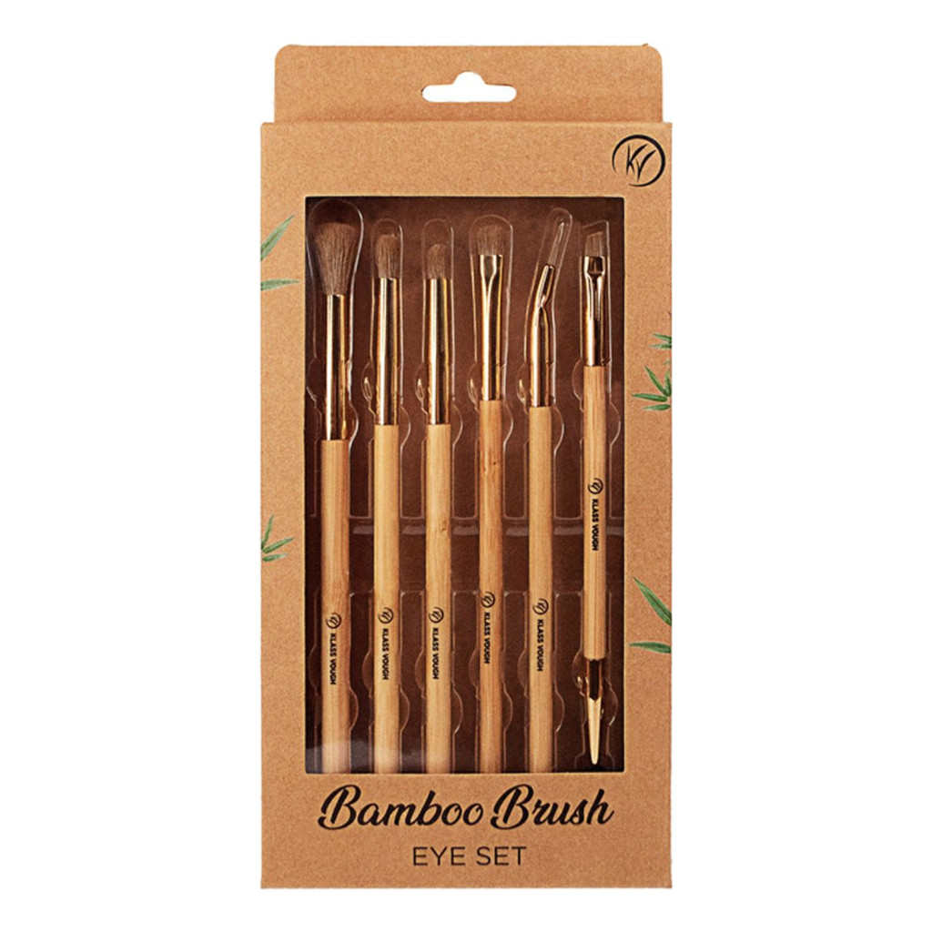Kit Pincel De Maquiagem Klass Vough Bamboo Eye Set Bes-01