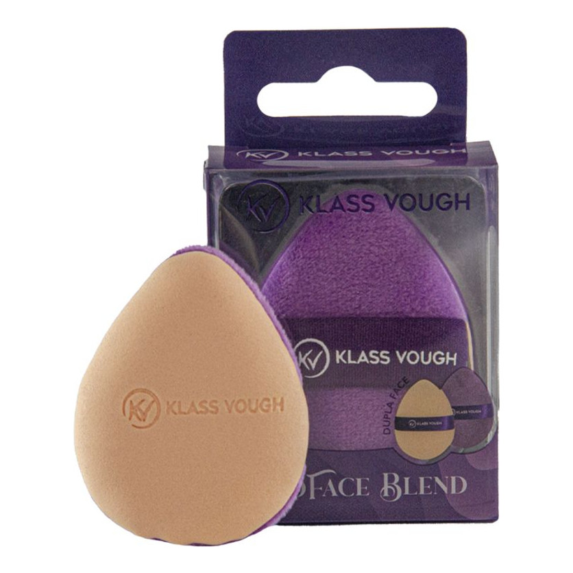 Mini Esponja Two Face Blend  Para Pó E Base - Klass Vough