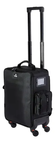 Mochila Com Rodinhas Kc-20 Pro Cor Preta Klass Vough
