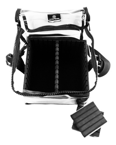 Necessaire Bolsa Organizadora Cubo Transparente Klass Vough