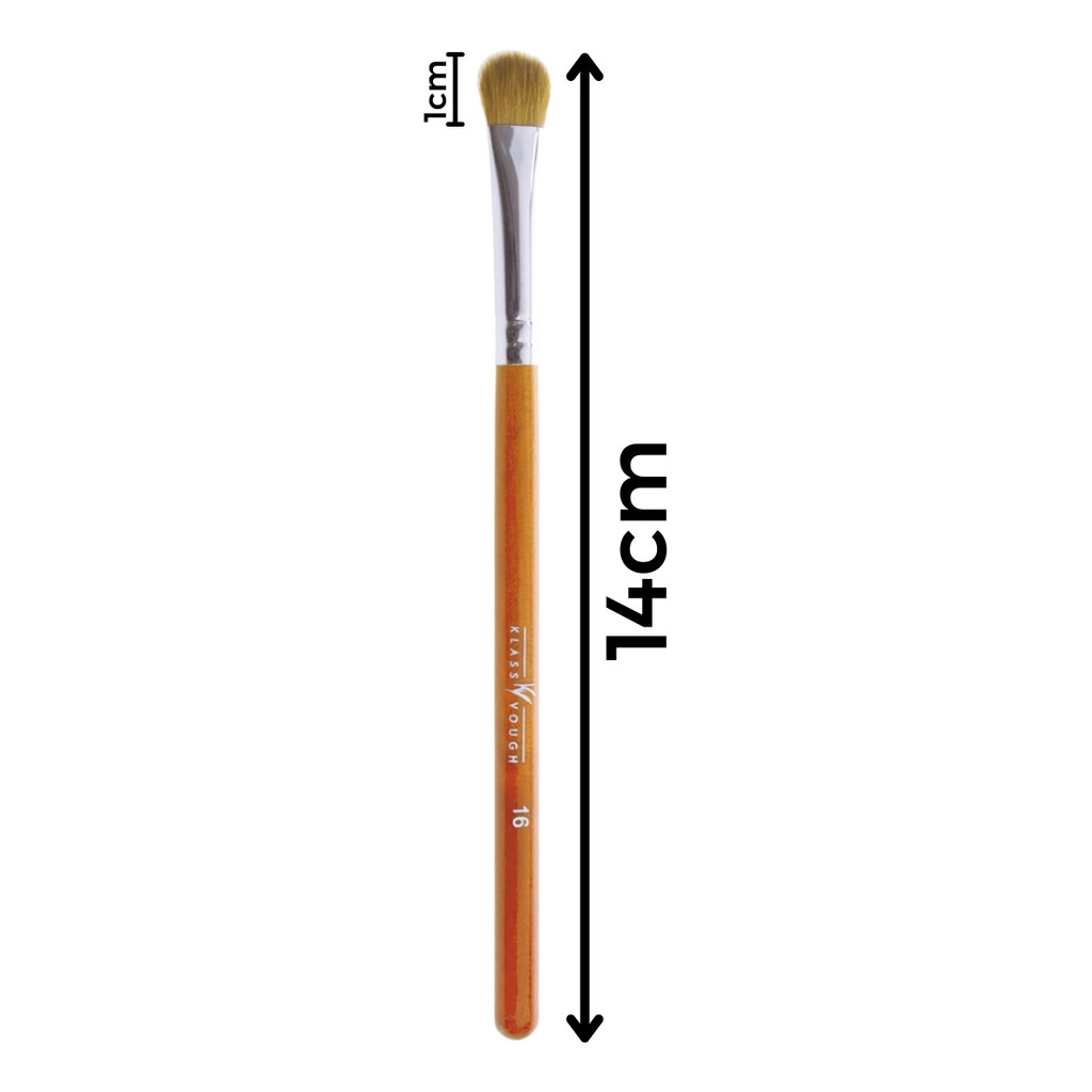 Pincel Brown Line 16 Língua De Gato Para Sombra Klass Vough