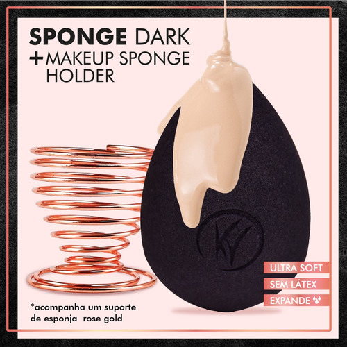Sponge Dark + Makeup Sponge Holder - Klass Vough