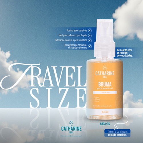 Mini Bruma Hidratante Self Care - Catharine Hill 65ml