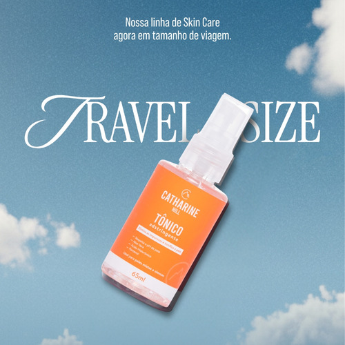 Tônico Adstringente Facial Catharine Hill Travel Size 65ml