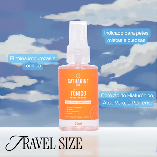 Tônico Adstringente Facial Catharine Hill Travel Size 65ml
